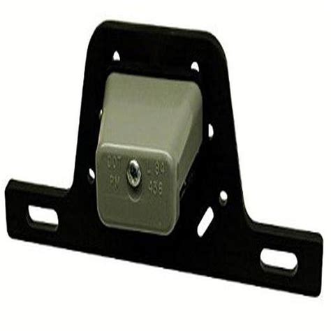 peterson manufacturing metal license bracket with ligh|peterson mfg clear license plate light.